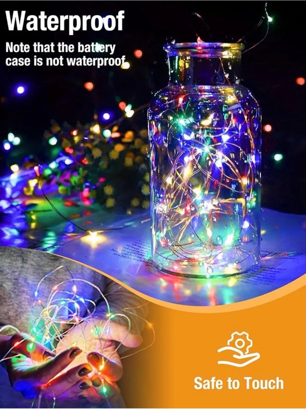 Multicolor Fairy String Lights - Home Party Supplies